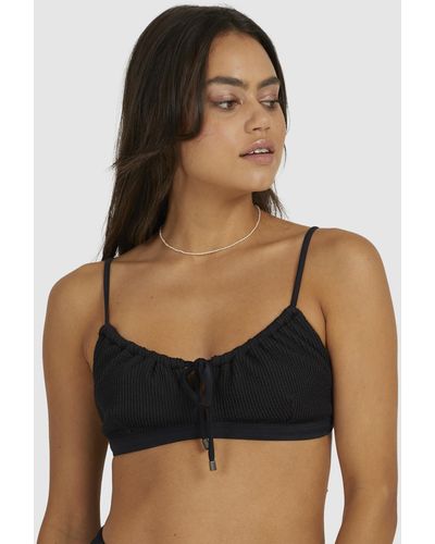 Billabong Summer High Coco Bralette Bikini Top - Black