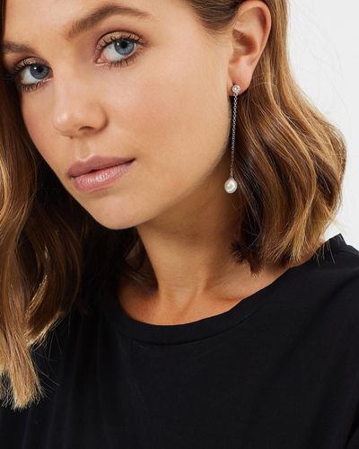 Stephanie Browne Mode Pearl Earrings - Multicolour