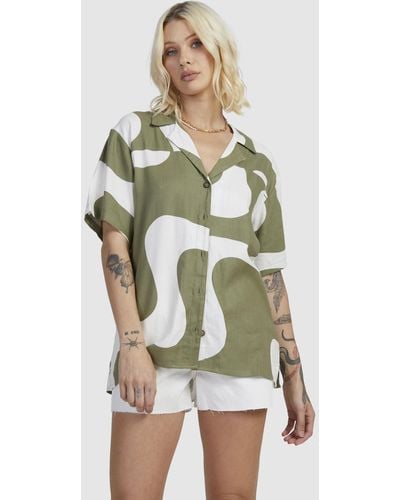 RVCA Waves Overshirt - Green