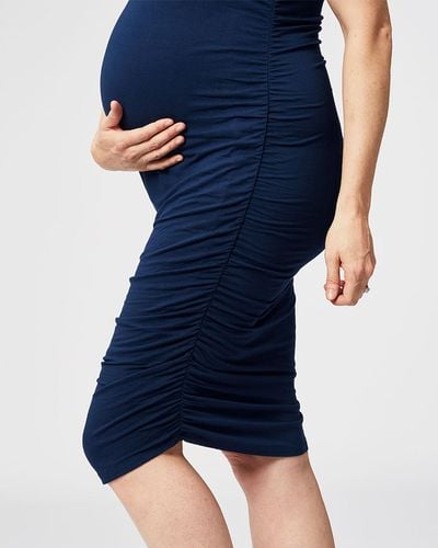 Cake Maternity Eclair Maternity Dress - Blue