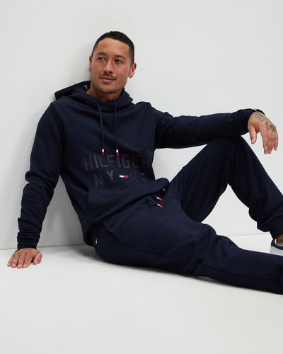 Tommy Sport Graphic Hoody - Blue