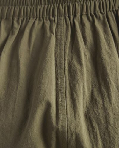 Dazie Painterly Cotton Shorts - Green