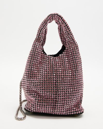 Amber Sceats Neve Crystal Handbag - Purple