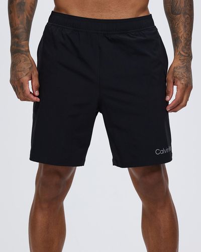 Calvin Klein Essentials Workout Woven Shorts - Black