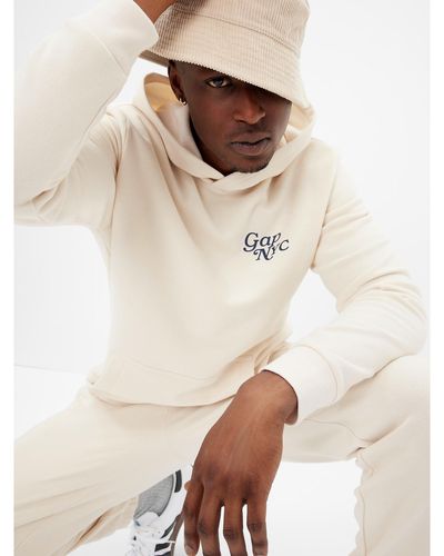 Gap Logo Vintage Soft Hoodie - Natural