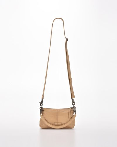 Cobb & Co Durack Woven Leather Crossbody Bag - Natural