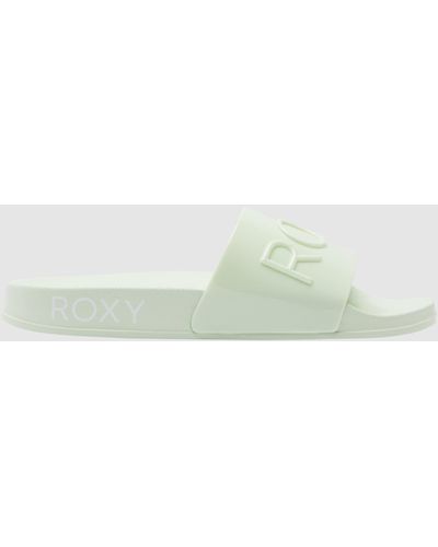 Roxy Slippy Jelly Sandals - Green