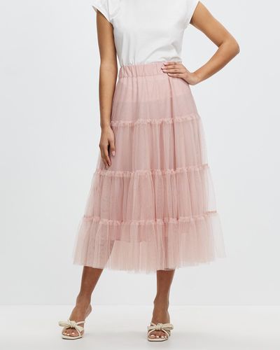 Marcs Tulle The World Skirt - Pink