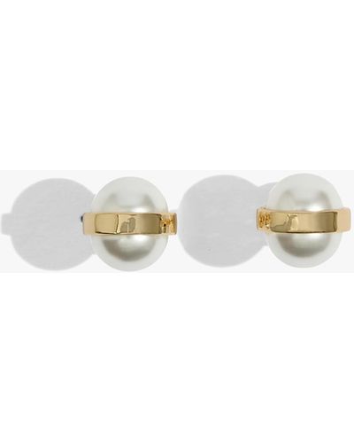 Country Road Pearl Stud - White