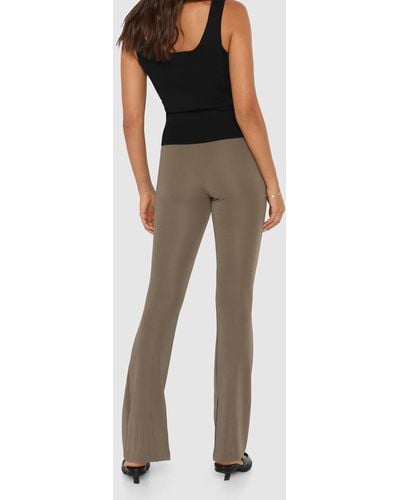 Madison The Label Lincoln Split Trousers - Brown