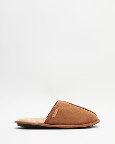 Ben Sherman Country Club Mule Slippers - Natural
