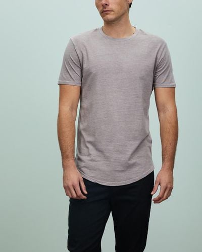 Kiss Chacey Essentials Dual Curved Tee - Grey