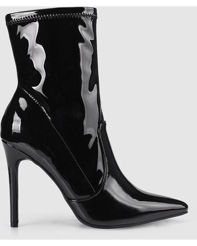 Siren Saskia Ankle Boots - Black