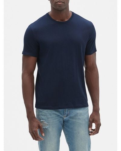 Gap Everyday Crewneck T Shirt - Blue