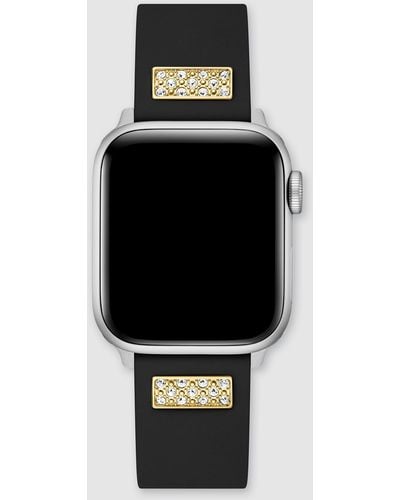 Guess Apple Band Frontier Silicone Stones - Black