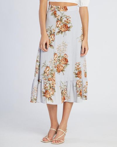Amelius Rosalie Linen Skirt - Multicolour
