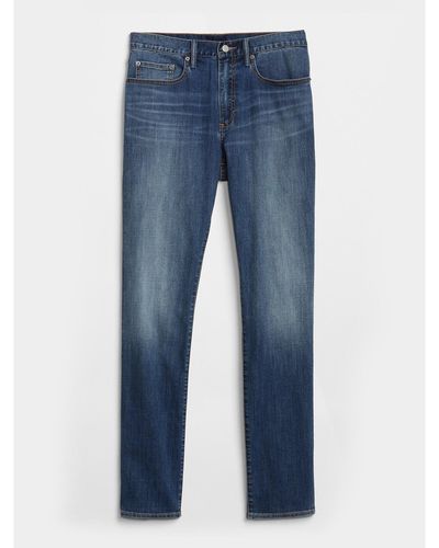 Gap Soft Wear Slim Fit Jeans With Flex - Blue