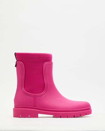 Tommy Hilfiger Ankle Rain Boots - Pink