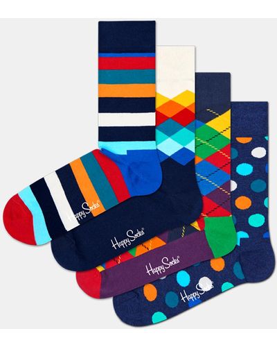 Happy Socks Mix Gift Box - Blue
