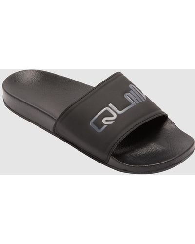 Quiksilver Sessions Slide Slider Sandals - Grey