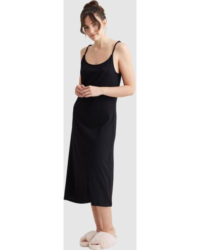 Papinelle  Modal Soft Maxi Robe in Black – Papinelle Sleepwear AU