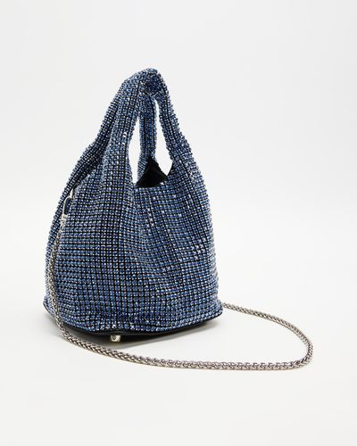 Amber Sceats Neve Crystal Handbag - Blue