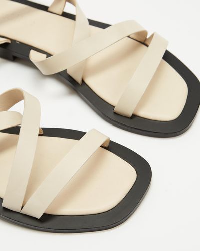Atmos&Here Cyrus Leather Sandals - White