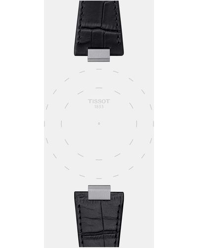 Tissot Official Prx Leather Strap - White
