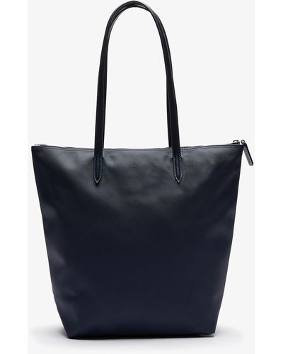 Lacoste L.12.12 Concept Vertical Zip Tote Bag - Blue