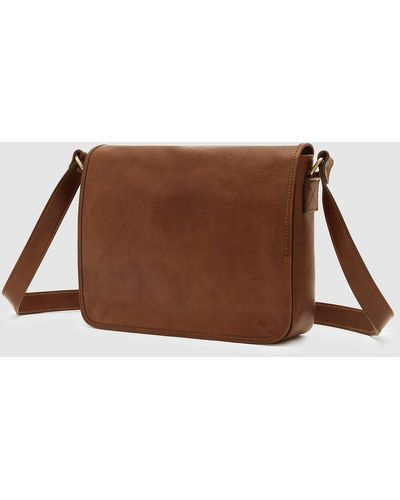 Republic of Florence The Aurelian Leather Messenger - Brown