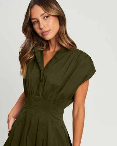Reux Easton Midi Dress - Green