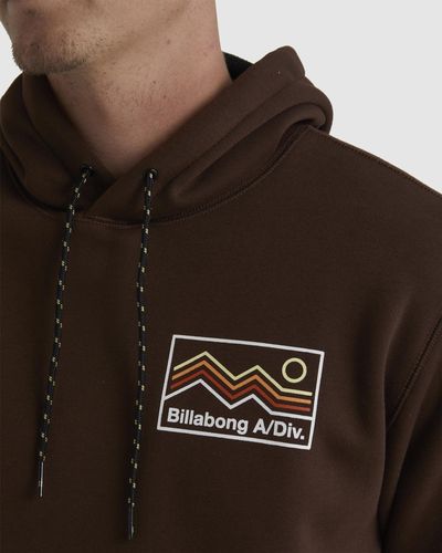Billabong Range Pop Hoodie - Brown