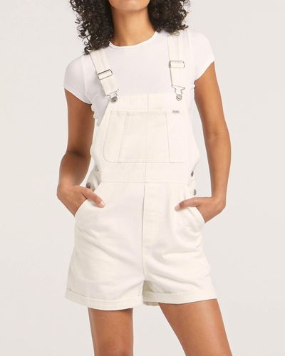 Lee Jeans 90s Dungaree Short - Natural