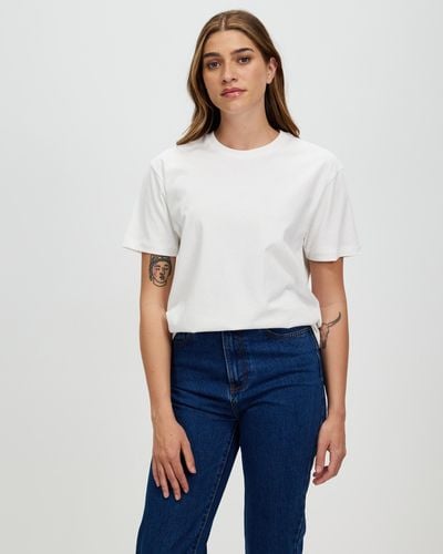 Assembly Label Organic Base Tee - White