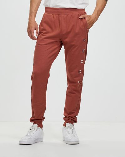 Tommy Hilfiger Mono Design Joggers - Red