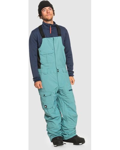 Quiksilver Utility Technical Snow Bib Trousers - Blue