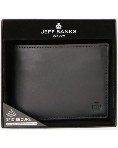 Jeff Banks Coin Purse Wallet - Black