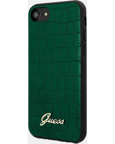 Guess Iphone 7 8 Se Gen 2 3 Pattern Phone Case - Green