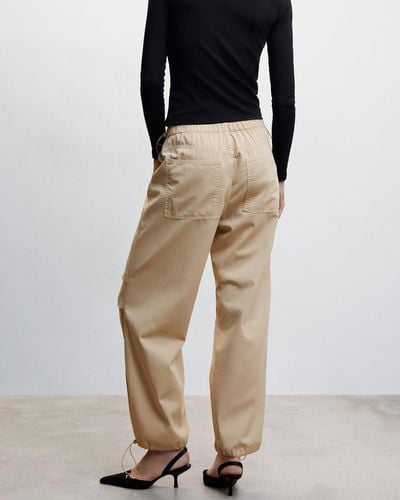Mng Parachut Trousers - Natural