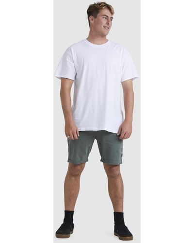 Billabong Wave Wash Twill Shorts For Men - Grey