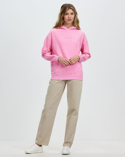 All About Eve Delux Oversized Hoodie - Pink