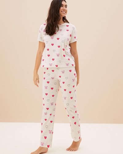Marks & Spencer Percy Pig Ss Pyjamas - Pink