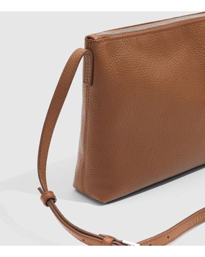 Country Road Heritage Leather Crossbody Bag - Brown