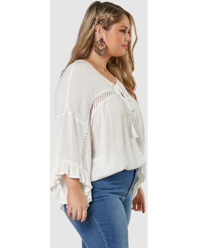 The Poetic Gypsy New Dreamer Blouse - White