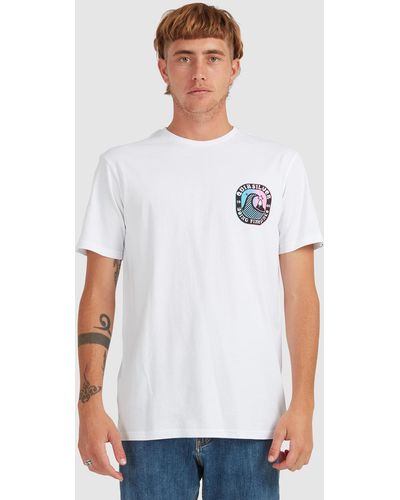 Quiksilver Another Story Short Sleeve T Shirt - White