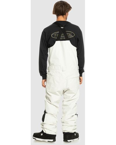 Quiksilver Fly High Technical Snow Bib Trousers - White