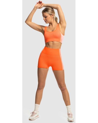 Roxy Chill Out Seamless Bike Shorts For Women - Orange