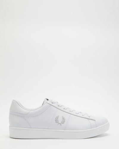 Fred Perry Spencer Leather - White