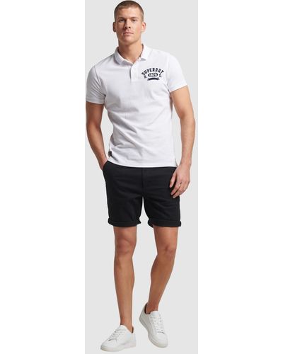 Superdry Superstate Polo Shirt - White