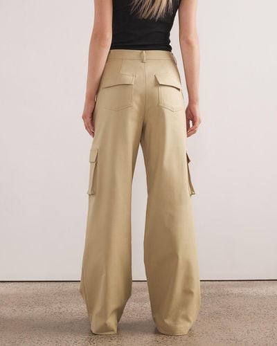 Dazie Catty Cargo Tailored Trousers - Natural